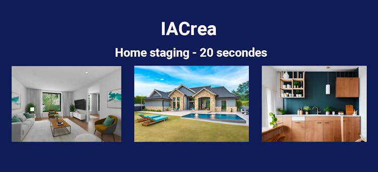Instant home staging for real estate